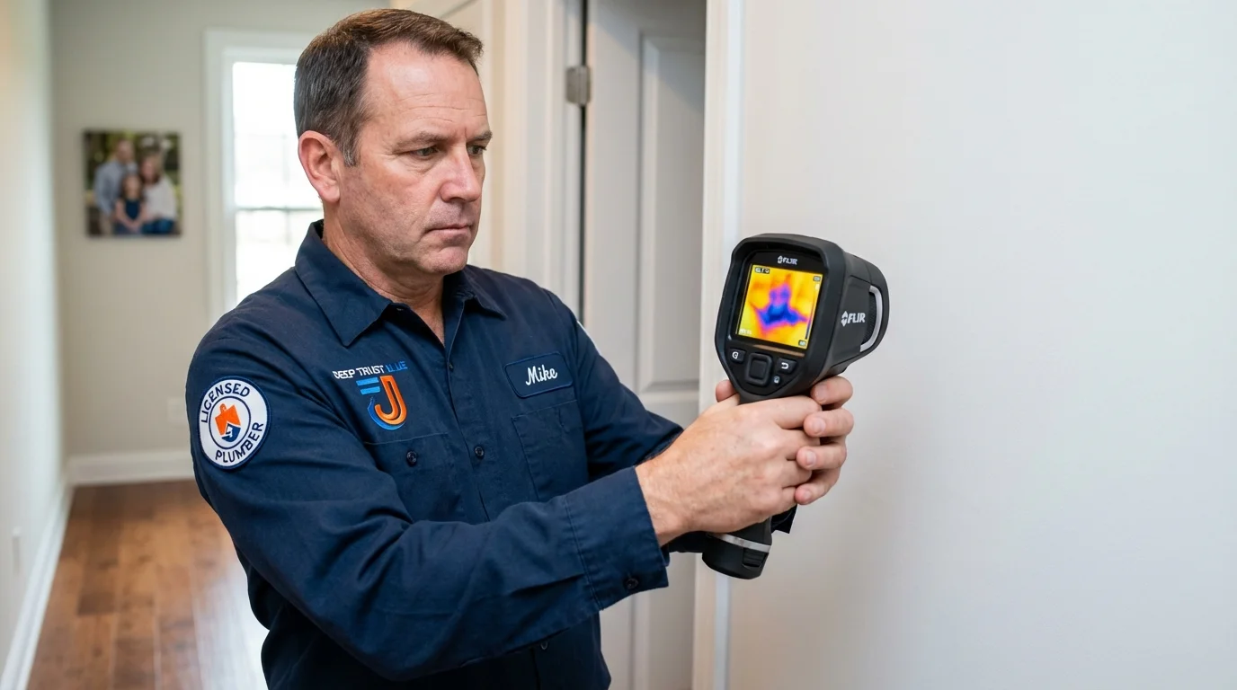 Thermal imaging leak detection by Johns Plumbing LLC in Upper Marlboro